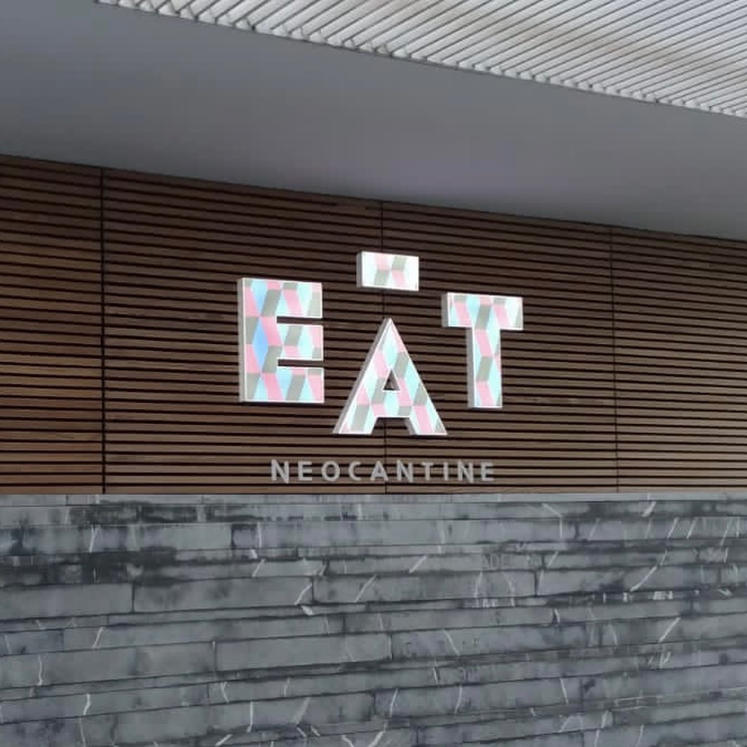 Eat Neocantine — Lettres boîtiers rétroéclairées par Sign Print
